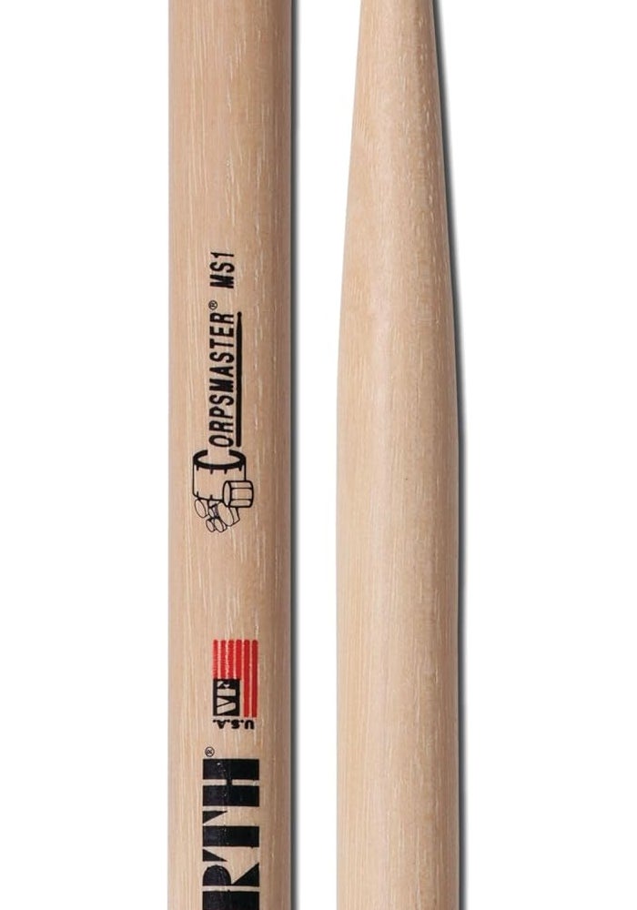 Vic Firth Corpsmaster Snare Drumsticks - MS1 16 1/2 Inch - Image 1